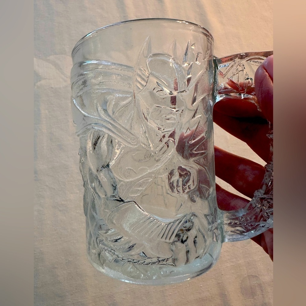 BATMAN FOREVER McDonald’s DC Comic Collectors Edition Glass Mug from 1995